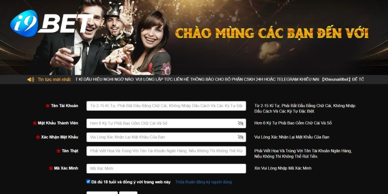 giới thiệu I9Bet Đăng ký tài khoản game chính chủ đơn giản