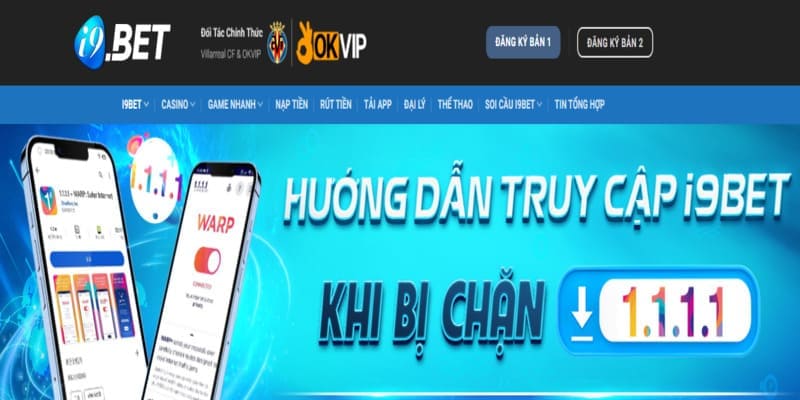 Cập nhật liên kết mới để yên tâm giải trí tại i9bet