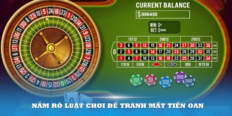 Nắm rõ luật và cách chơi Roulette